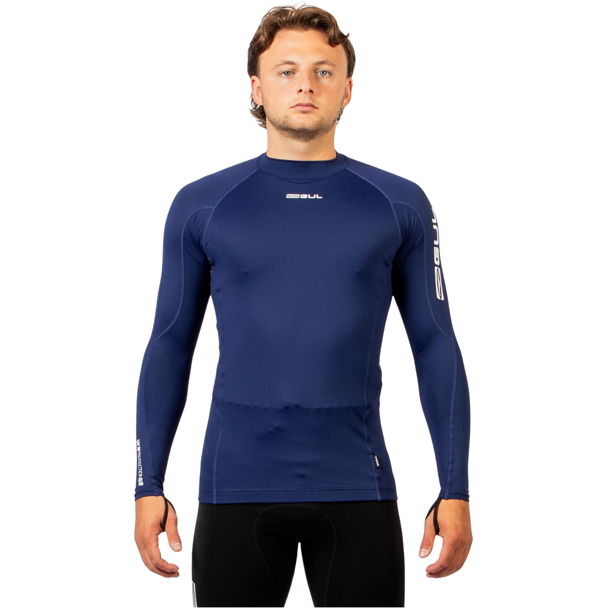 2026 Gul Herre UV-beskyttende Langærmet Lycra-vest RG0339-BLBL - Blue